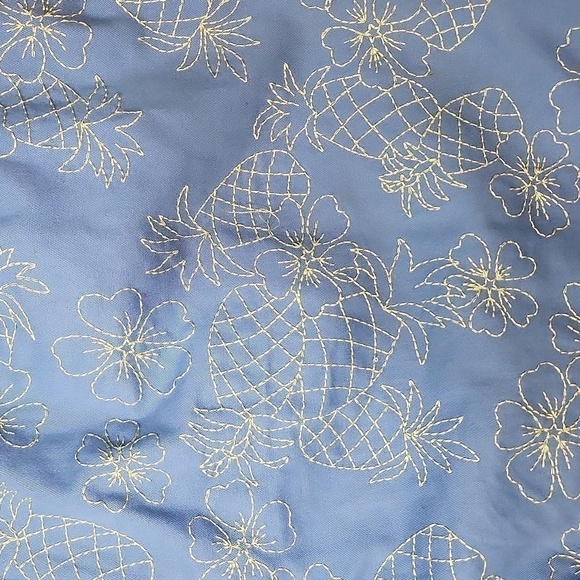 Talbots Pineapple Embroidered Pants - Picture 6 of 6